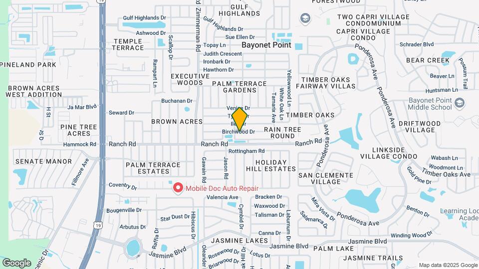 7704 Birchwood Dr Map and Location Details