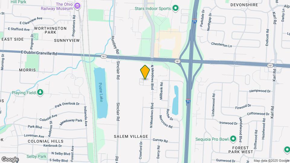 892 N Meadows Ct Map and Location Details