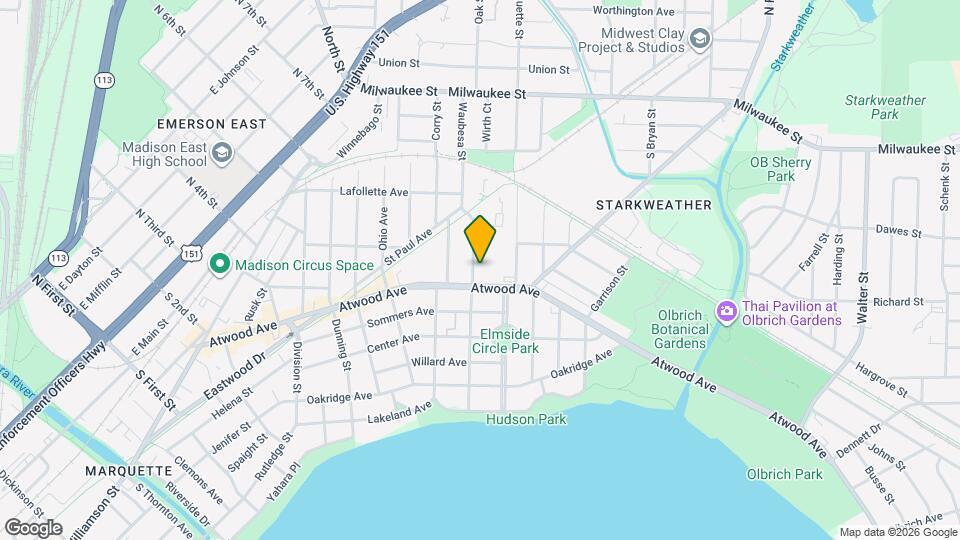 265 Waubesa St, Unit 1 Map and Location Details