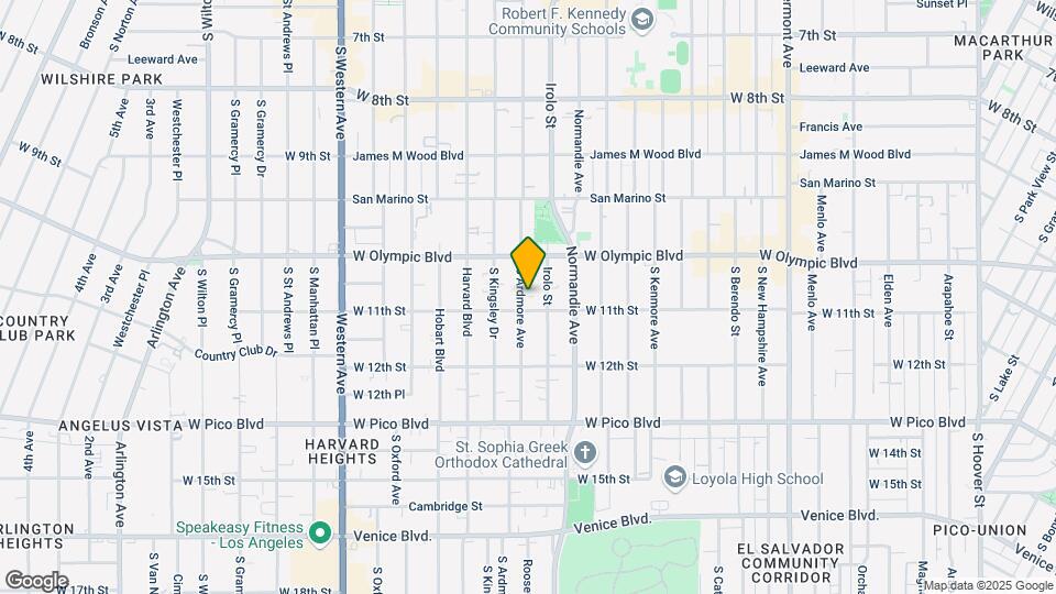 1046 S Ardmore Ave Map and Location Details