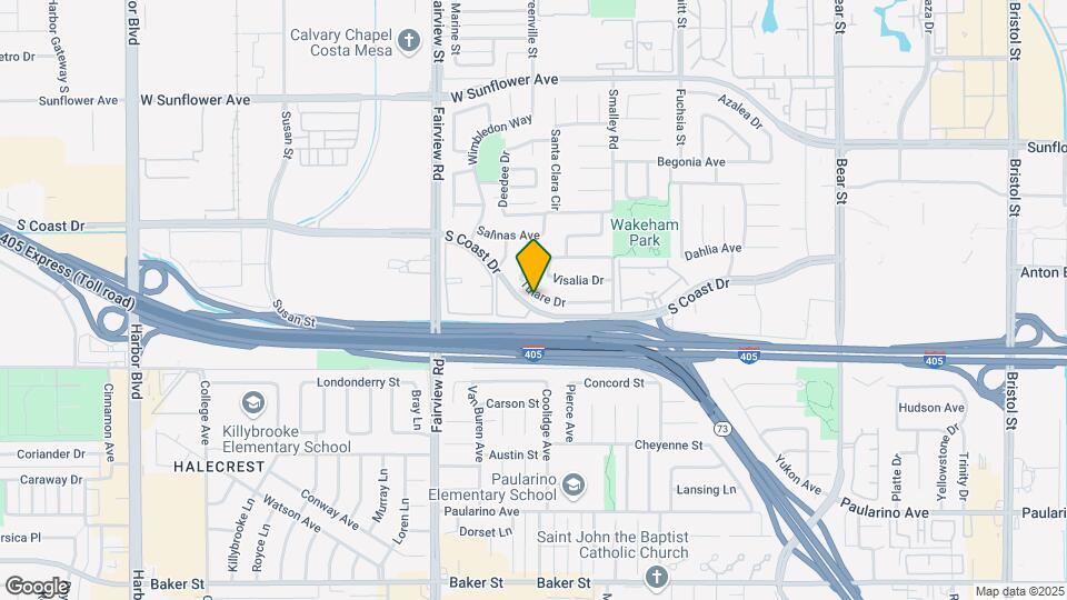 1081 Tulare Dr Mapa y Detalles de la Ubicación