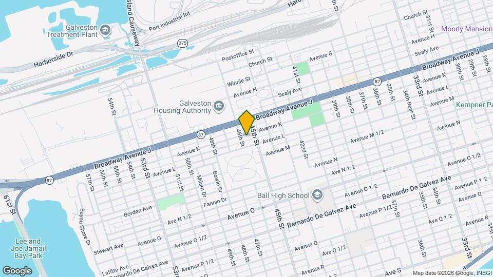 4517 Avenue K Map and Location Details