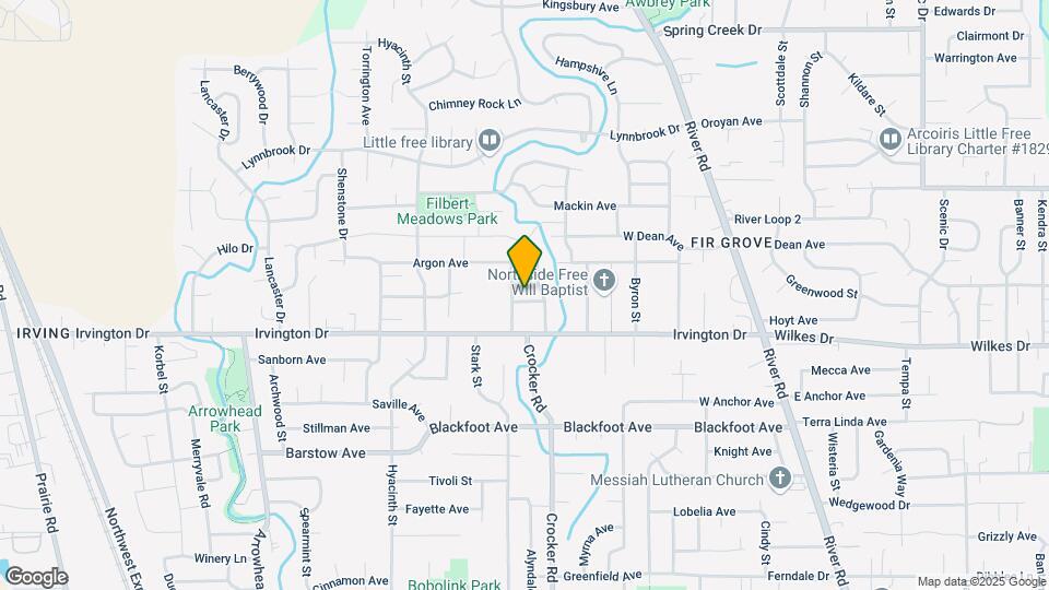 667 Tipton Ave Map and Location Details