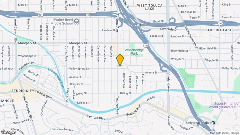 11339-11345 Valley Spring Ln Map and Location Details