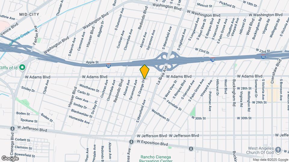 2606 S Orange Dr Map and Location Details