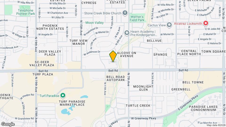 17031 N 11th Ave, Unit 1 Mapa y Detalles de la Ubicación