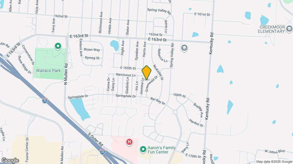 16512 Greenwald Dr Map and Location Details