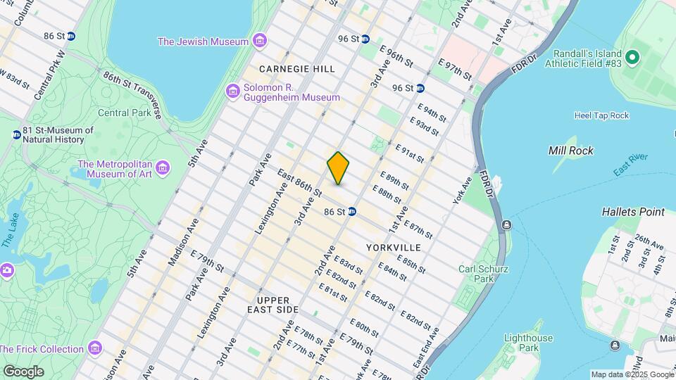 222-238 E 87th St Map and Location Details