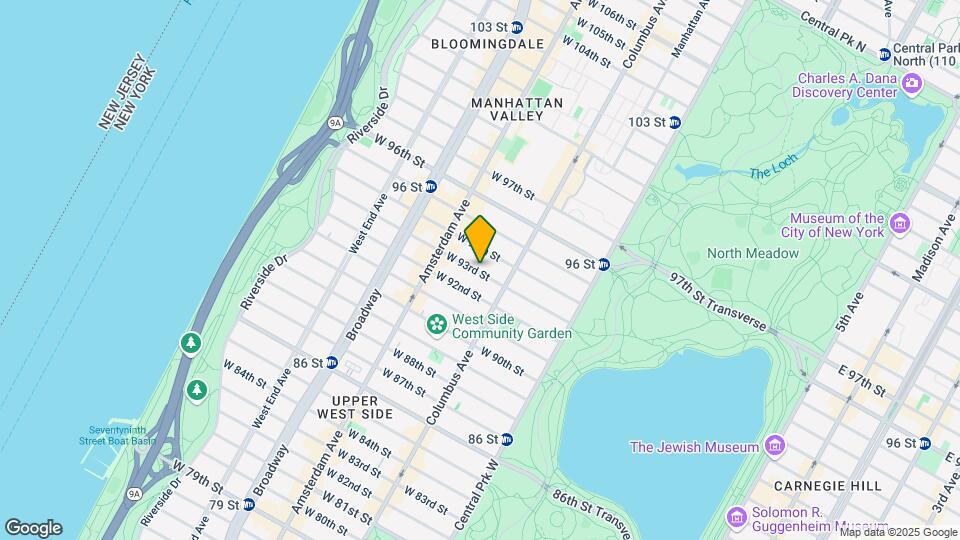 131 W 93rd St Map and Location Details