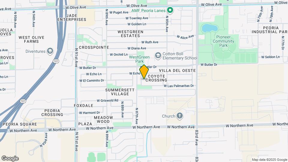 8625 W El Caminito Dr Map and Location Details