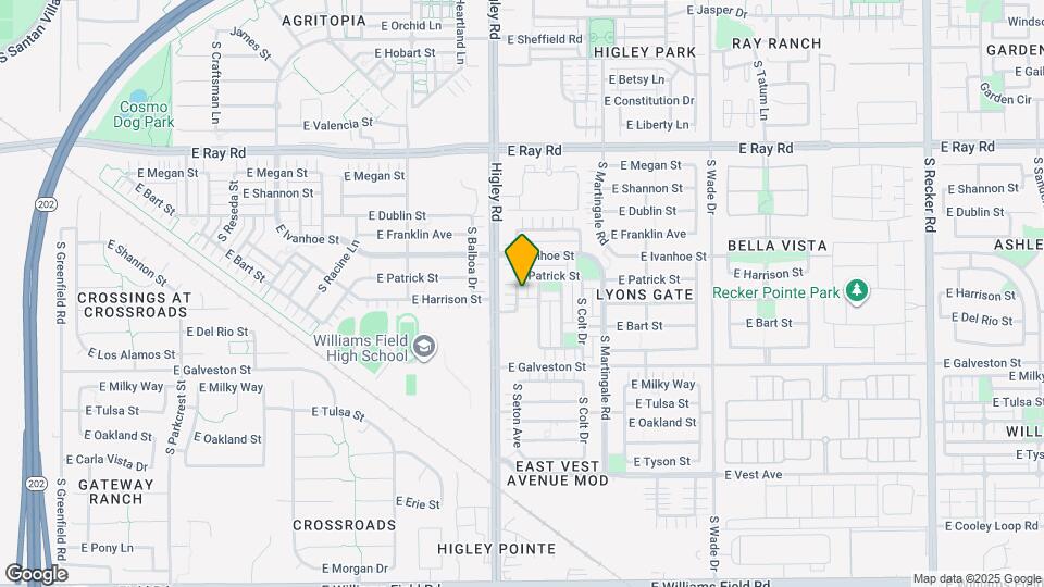 1867 S Seton Ave Map and Location Details