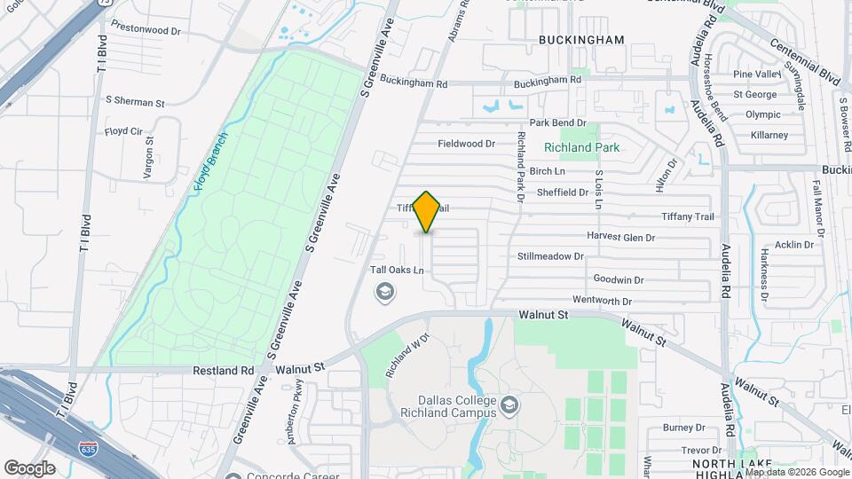 1108 Richland Oaks Dr Map and Location Details
