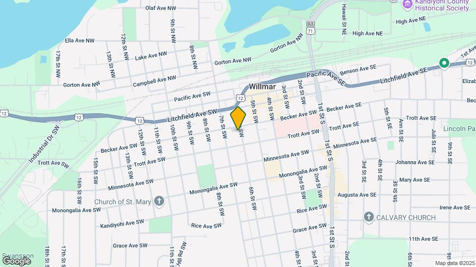 408 6th St SW Map and Location Details