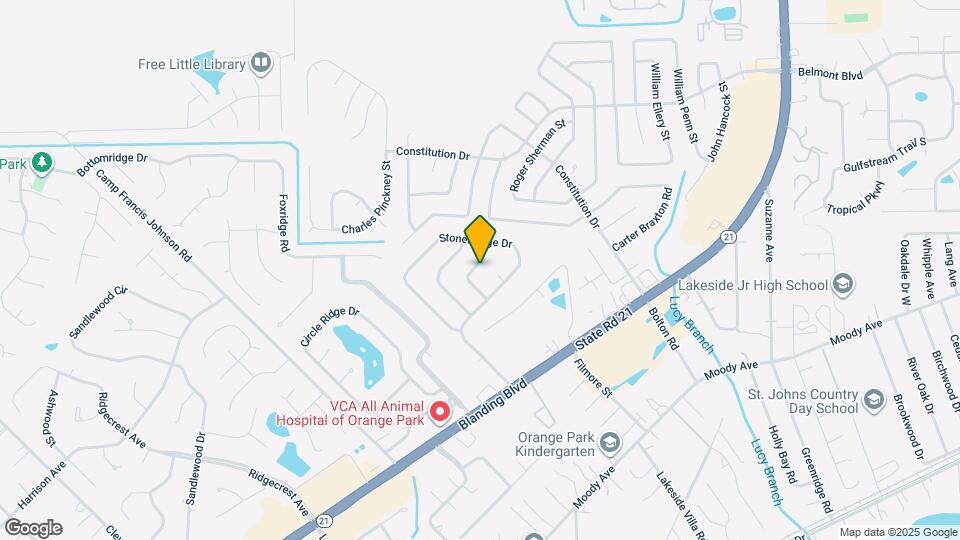 970 Sandstone Dr Map and Location Details