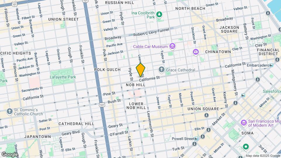 1320 California St Map and Location Details