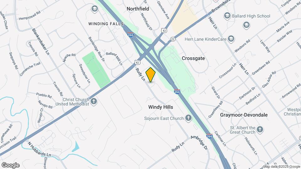 701 Rudy Ln Map and Location Details