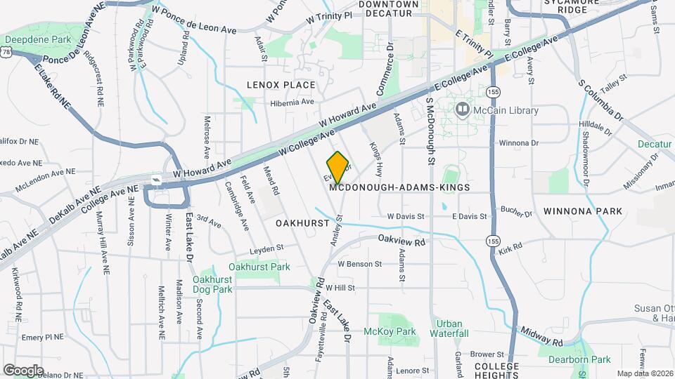 425 Ansley St Map and Location Details