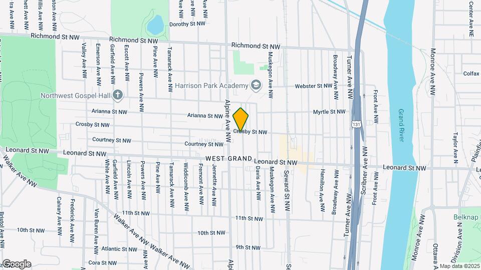734 Crosby St NW Map and Location Details