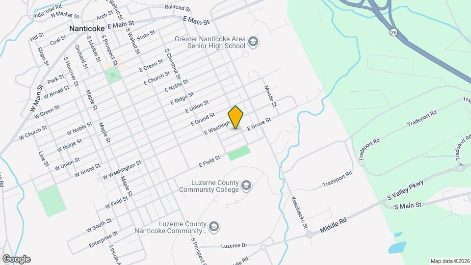 382 E Grove St Mapa y Detalles de la Ubicación