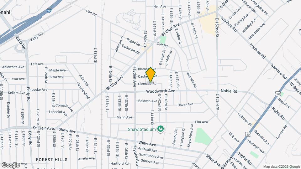 14016 Glenside Rd Map and Location Details