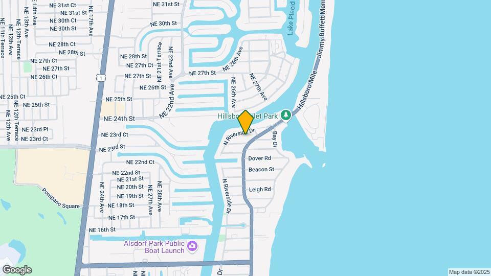 2501 N Ocean Blvd Map and Location Details