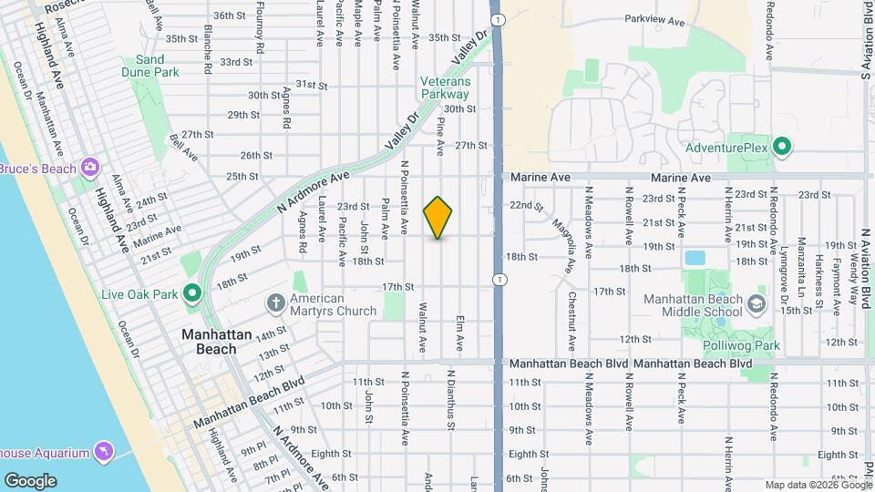 1817 Pine Ave Map and Location Details