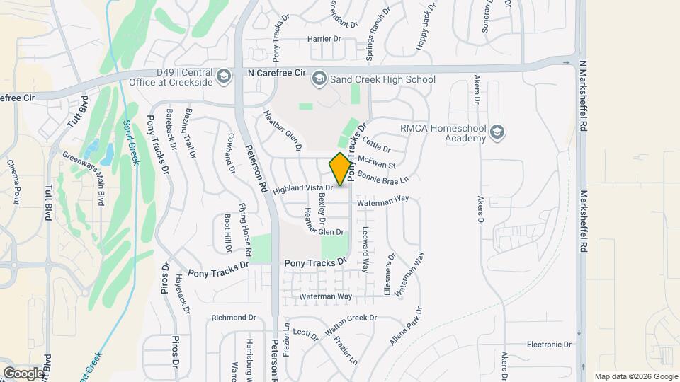 6965 Highland Vista Dr Mapa y Detalles de la Ubicación
