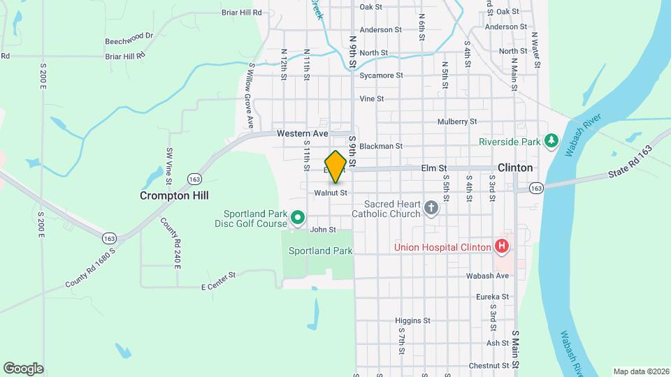 939 Walnut St Map and Location Details