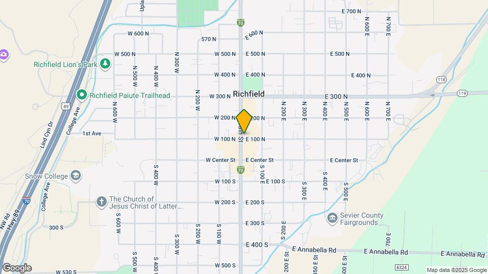 104 N Main St Map and Location Details