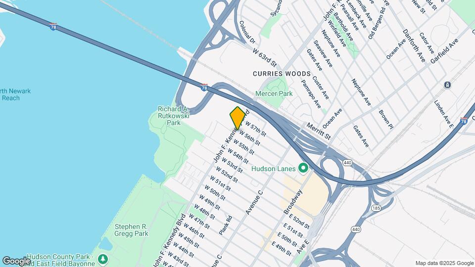 1234A John F. Kennedy Blvd Mapa y Detalles de la Ubicación