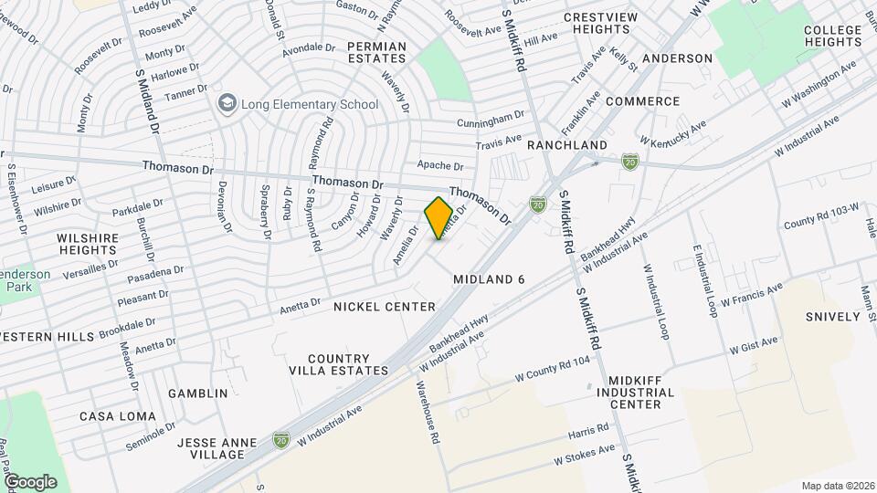 3615 Anetta Dr Map and Location Details