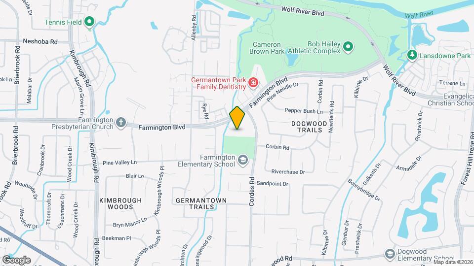 8523 Farmington Cove Map and Location Details