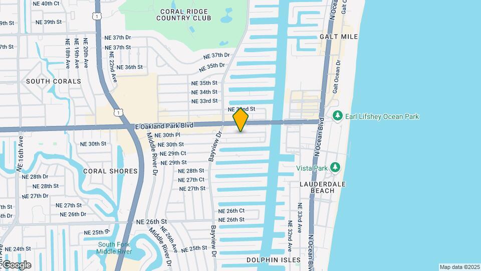 2830 NE 30th Pl Mapa y Detalles de la Ubicación