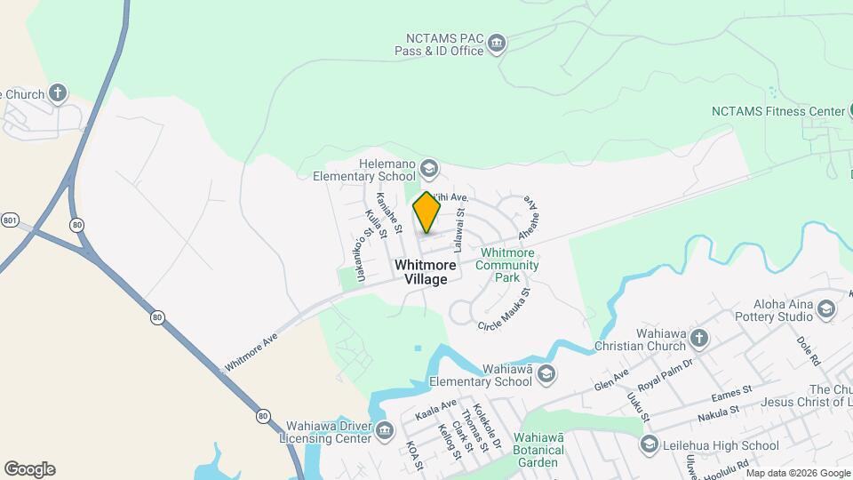 1016 Ehoeho Ave Map and Location Details