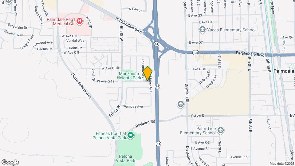 318 Mesa Verde Ave Map and Location Details