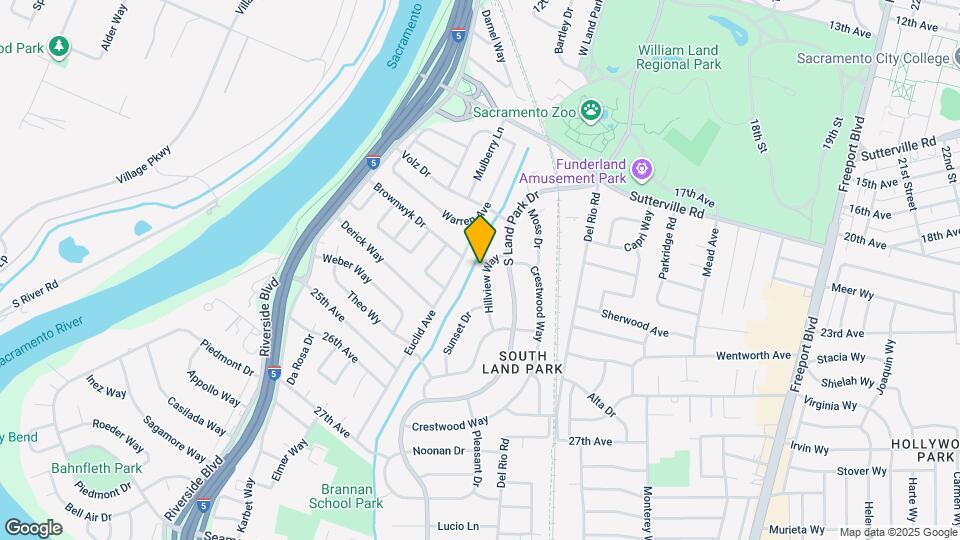 4500 Hillview Way Map and Location Details