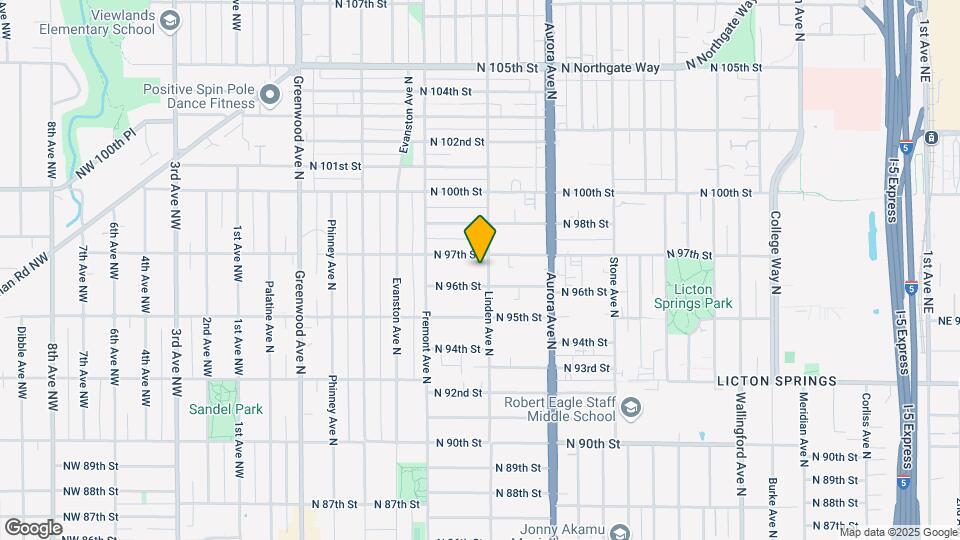 9615 Linden Ave N Map and Location Details