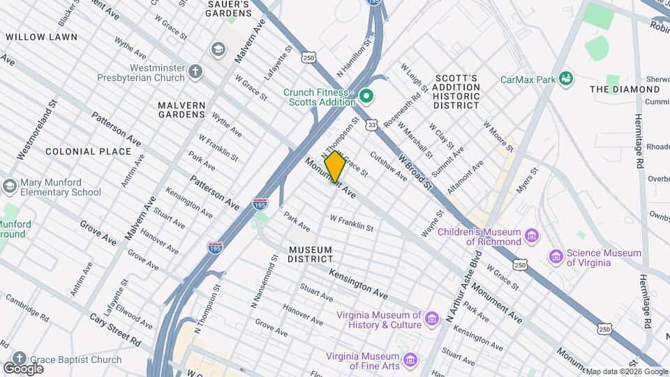 3401 Monument Ave, Unit C Mapa y Detalles de la Ubicación