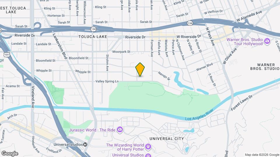 10253 Valley Spring Ln Map and Location Details