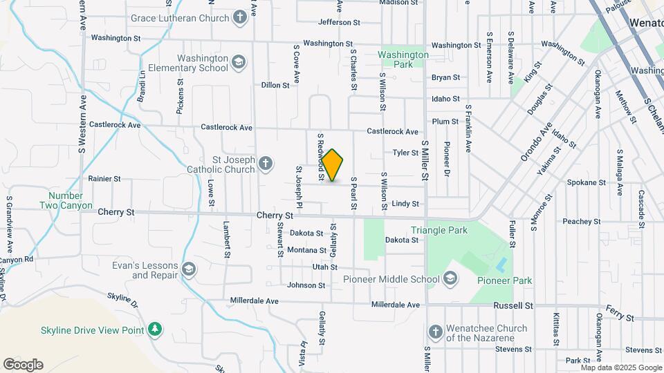 1217 Columbine St, Unit Unit A Map and Location Details