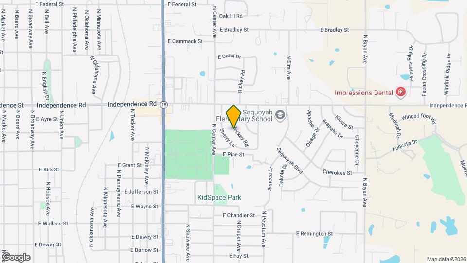 1400 Rickey Rd Map and Location Details