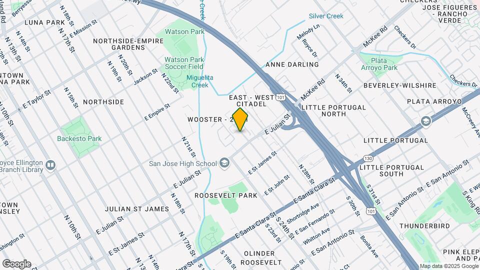 351 N 26th St Map and Location Details