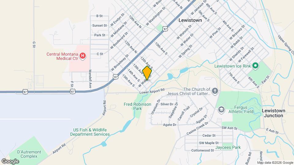 1309 W Water St Map and Location Details