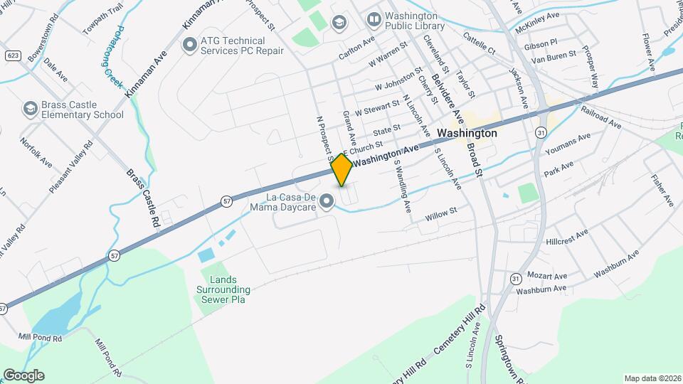 13 S Prospect St Map and Location Details