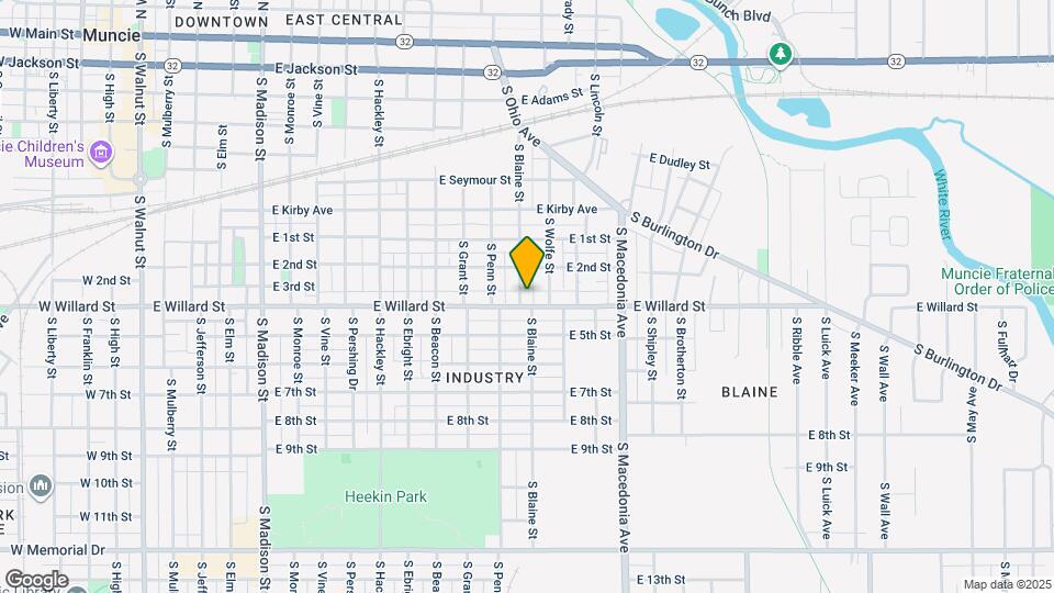 1402 E Willard St Map and Location Details