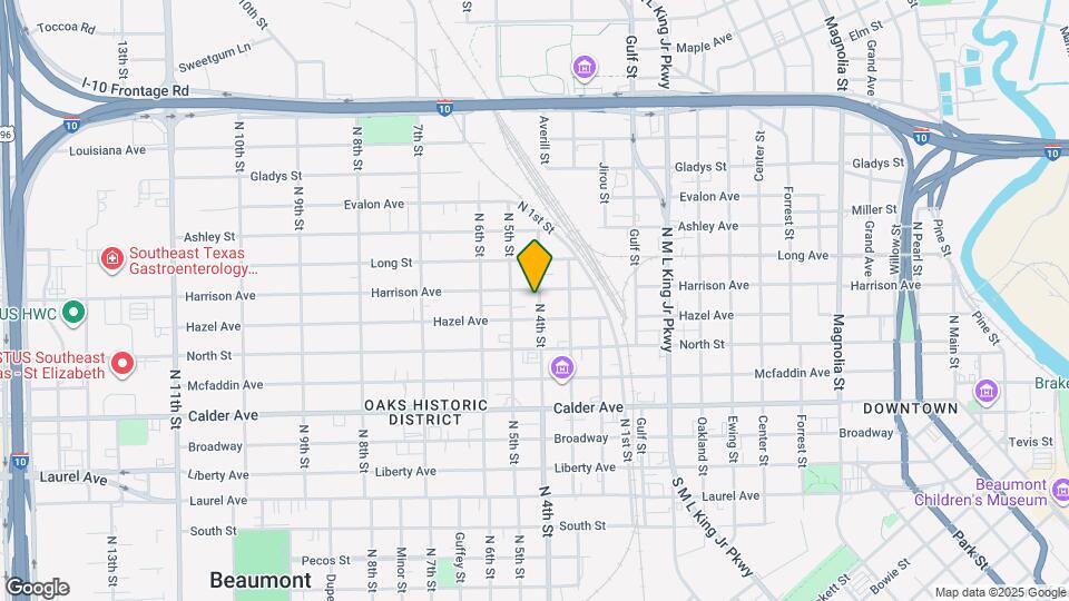 875 N 4th St Map and Location Details