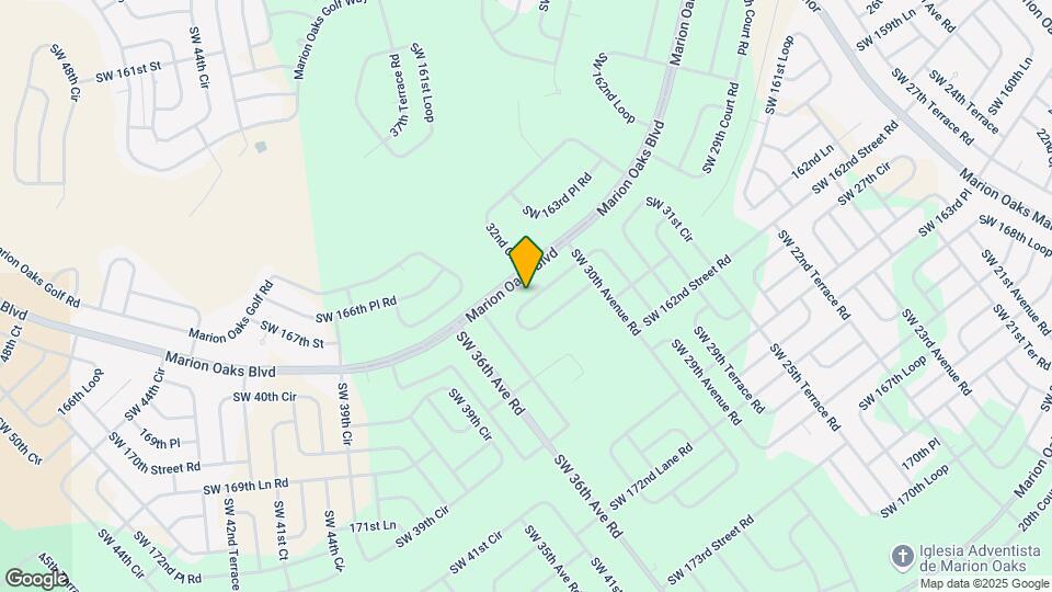 3442 SW 165th Loop Map and Location Details