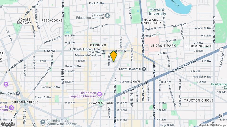 1830 11th St NW Map and Location Details