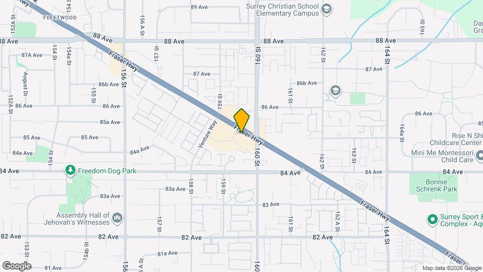 15950 Fraser Hwy Map and Location Details