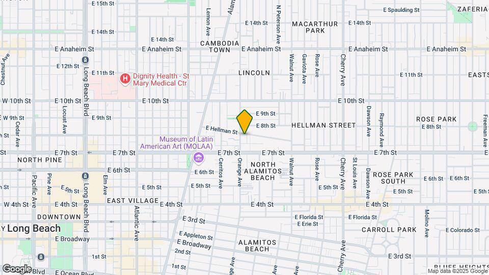 752 Orange Ave Map and Location Details